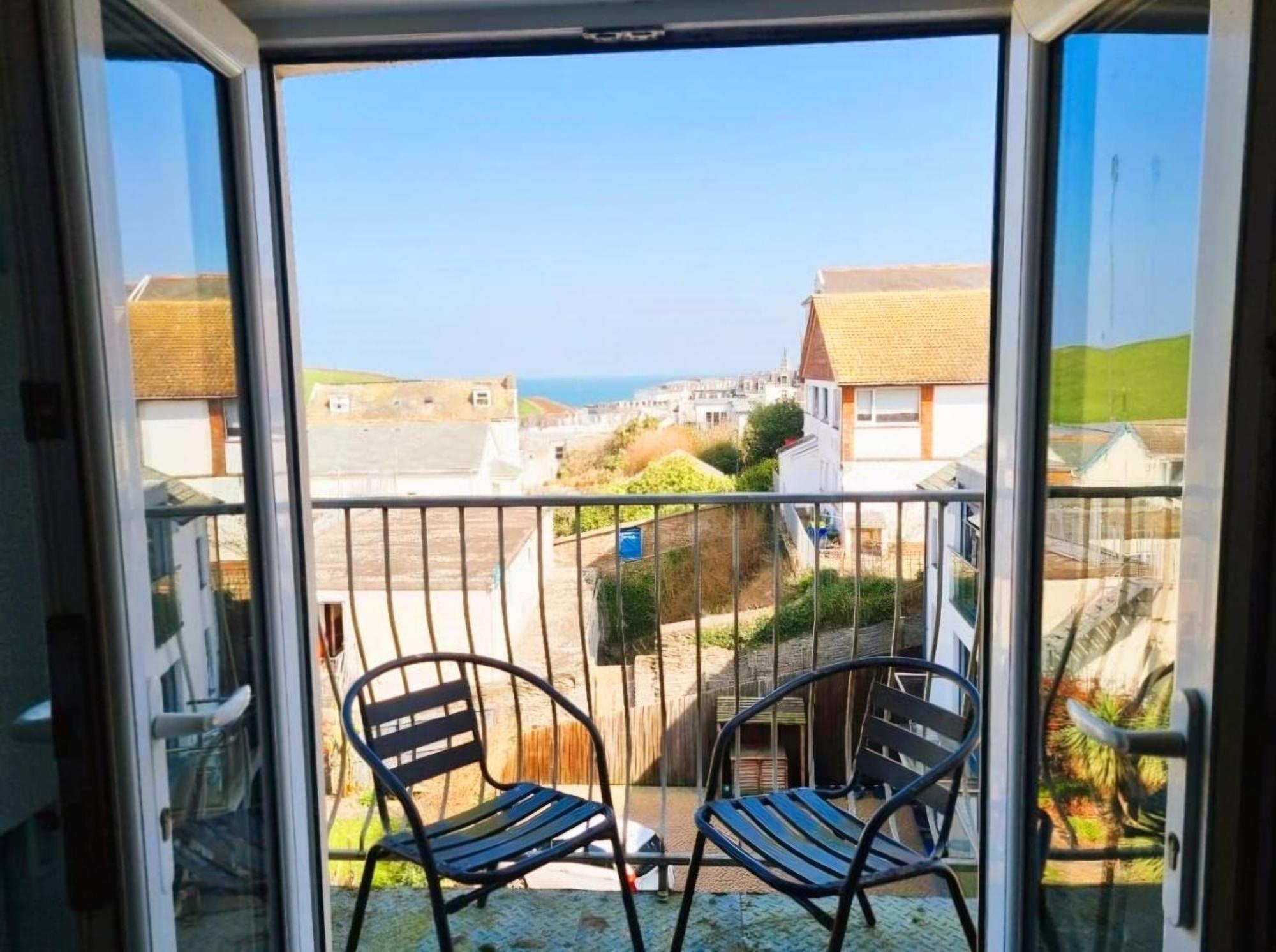 Sea Views, Big 2 Bed Flat Close To Beach & Harbour Ilfracombe Esterno foto
